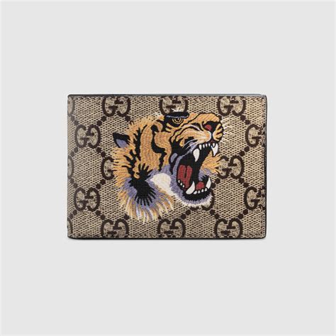 gucci wallet with tiger|gucci tiger print wallet.